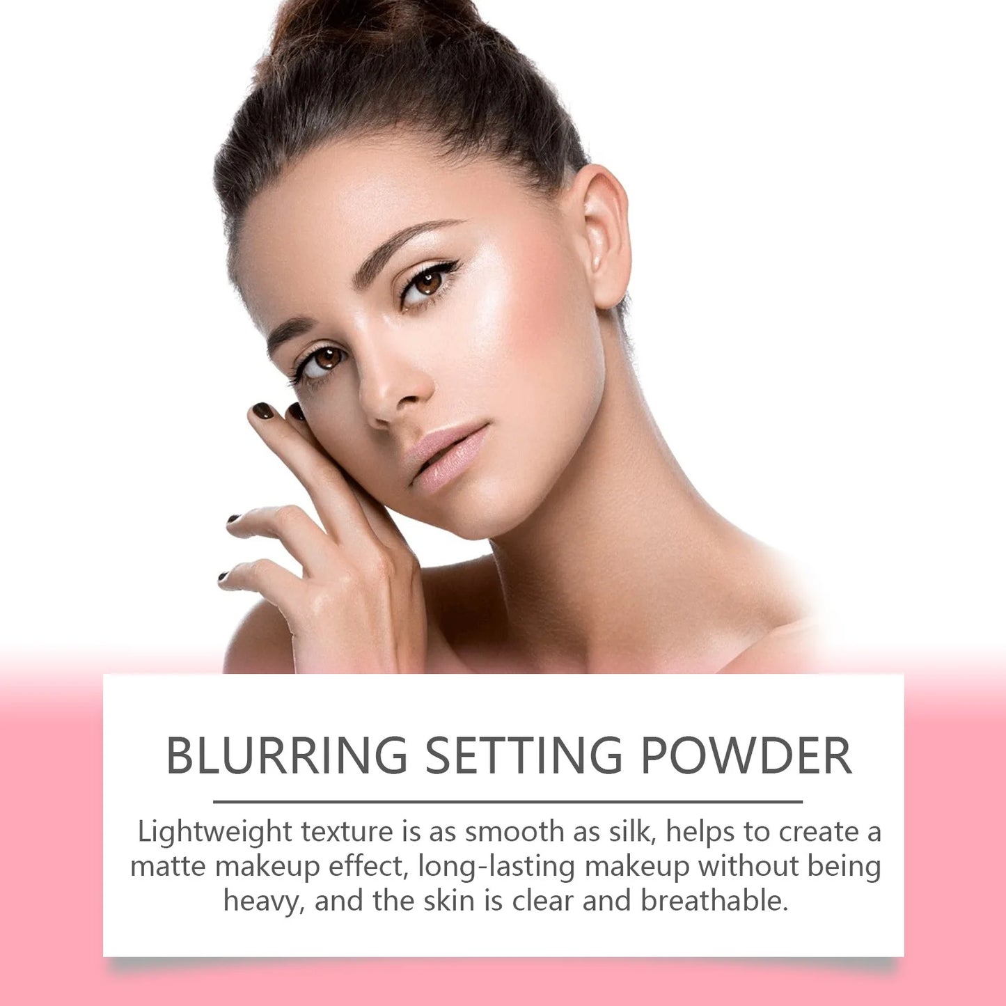 Blurring Setting Powder Natural Soft Matte Oil Control Waterproof Face Coverage Concealer Lasting Fixation Makeup Loose Powder