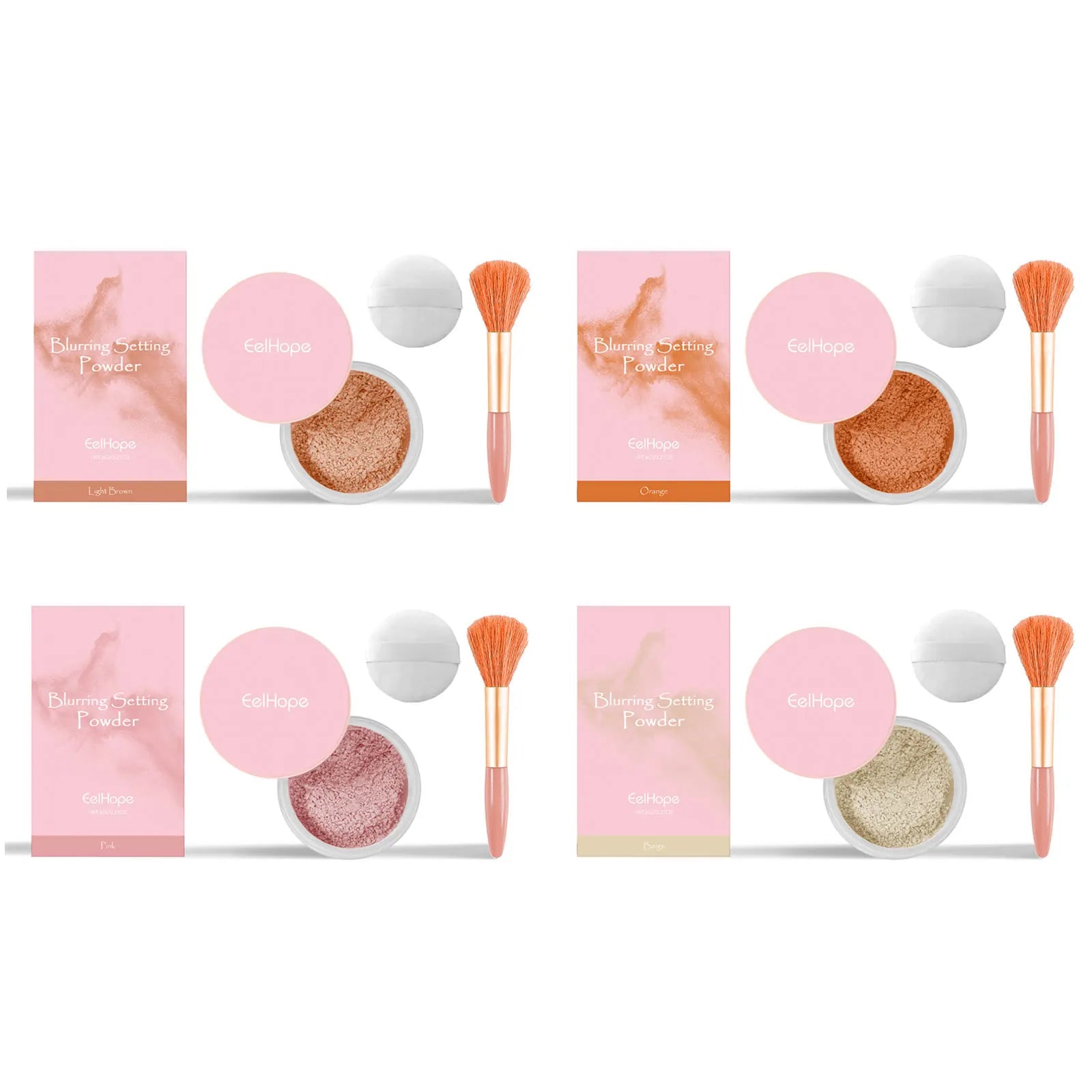 Blurring Setting Powder Natural Soft Matte Oil Control Waterproof Face Coverage Concealer Lasting Fixation Makeup Loose Powder