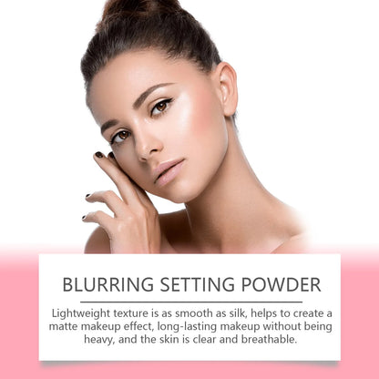 Blurring Setting Powder Natural Soft Matte Oil Control Waterproof Face Coverage Concealer Lasting Fixation Makeup Loose Powder