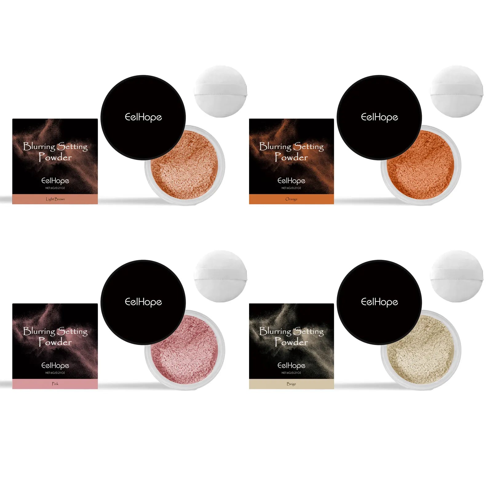 Blurring Setting Powder Natural Soft Matte Oil Control Waterproof Face Coverage Concealer Lasting Fixation Makeup Loose Powder