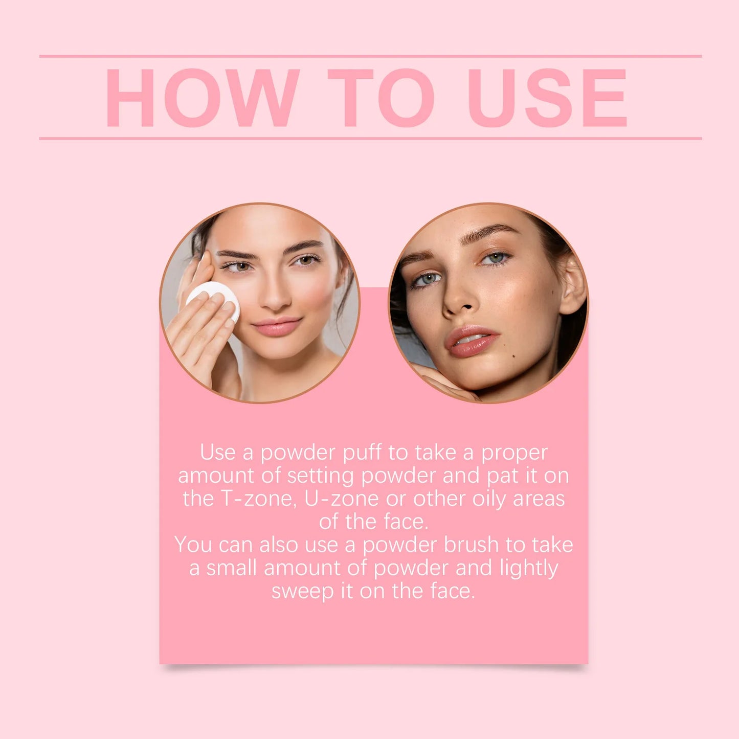 Blurring Setting Powder Natural Soft Matte Oil Control Waterproof Face Coverage Concealer Lasting Fixation Makeup Loose Powder