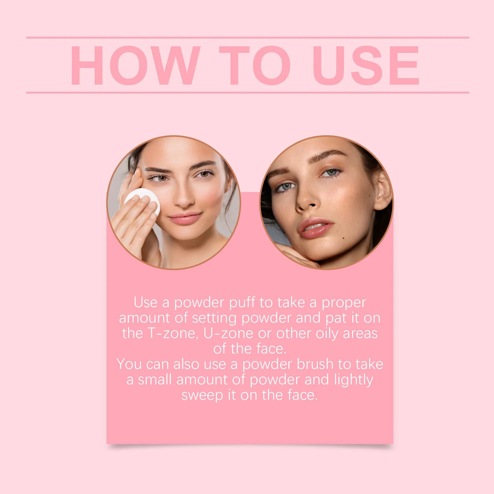 Blurring Setting Powder Natural Soft Matte Oil Control Waterproof Face Coverage Concealer Lasting Fixation Makeup Loose Powder