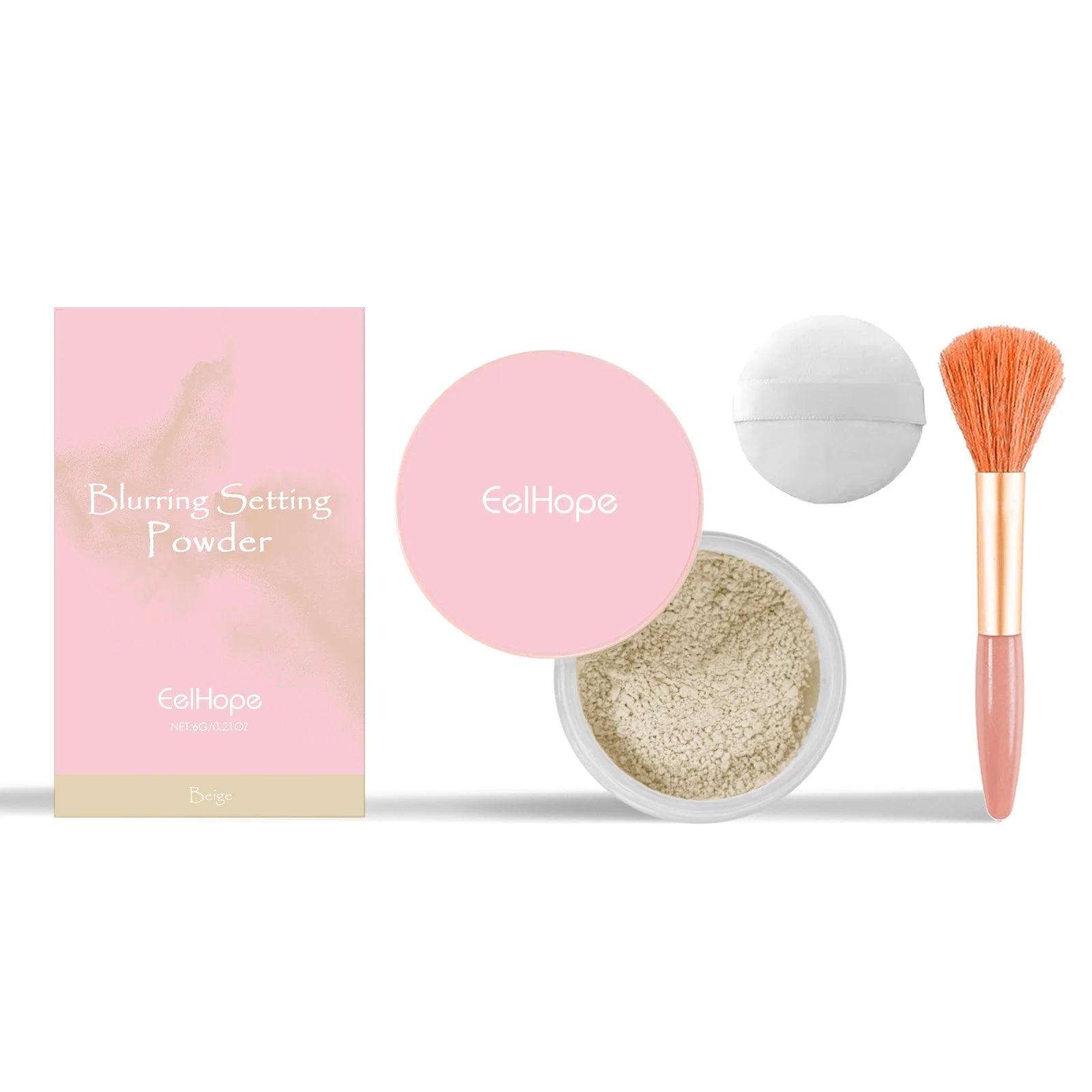 Blurring Setting Powder Natural Soft Matte Oil Control Waterproof Face Coverage Concealer Lasting Fixation Makeup Loose Powder